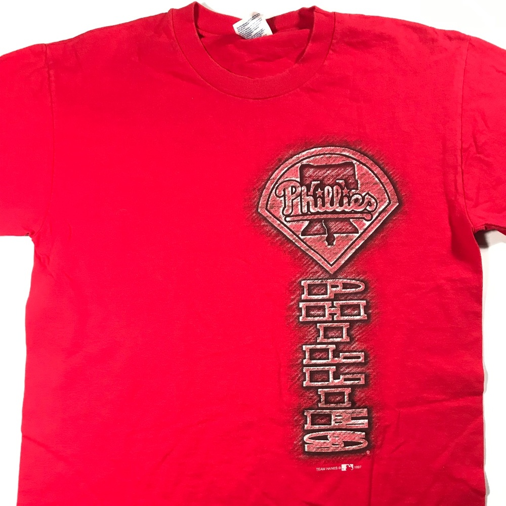 Vintage 1997 Philadelphia Phillies Spell-Out T